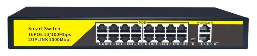 NexPro 16-port PoE switch